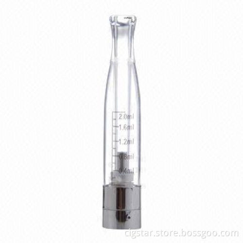 E-cigarette Clearomizer, 2.0mL, Sized 14.4 x 71mm